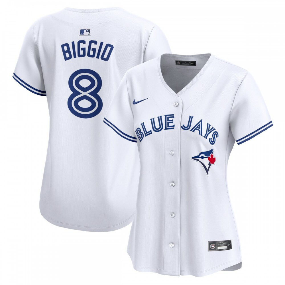 Cavan Biggio Toronto Blue Jays Women's Home Limited Player Jersey - White-Pro Kit Vault | Brand New 26/27 Sports Jerseys